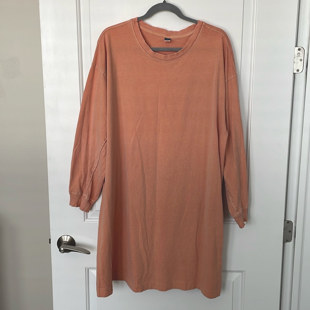 Long sleeve tshirt dress